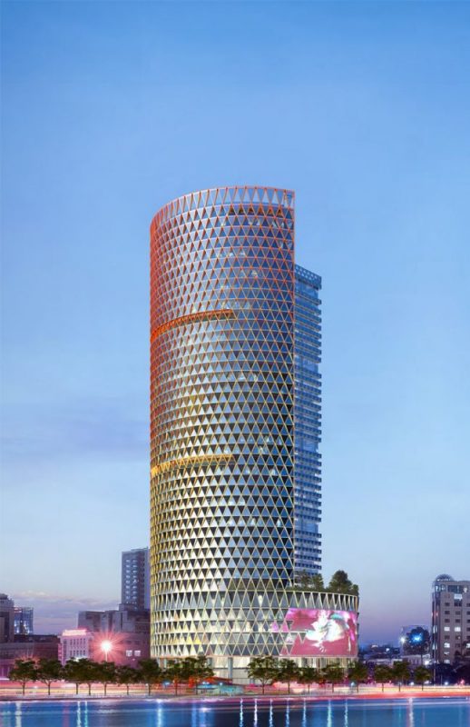 phối cảnh tòa nhà IFC ONE, Saigon  hồi sinh từ Sài Gòn One Tower