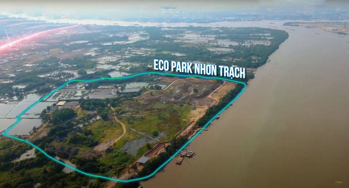 Vị trí quỹ đất dự án khu đô thị Eco Village Saigon River - Ecopark Nhơn Trạch Đồng Nai