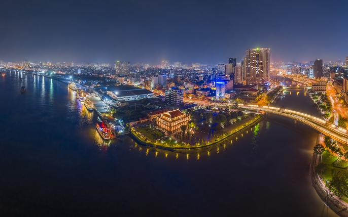 bến cảng Nhà Rồng Sông Sài Gòn tại TpHCM