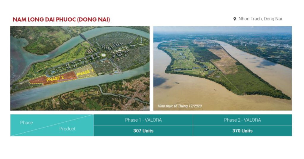 Mặt bằng quy hoạch tổng thể dự án Paragon Đai Phước Nhơn Trạch của Nam Long Group