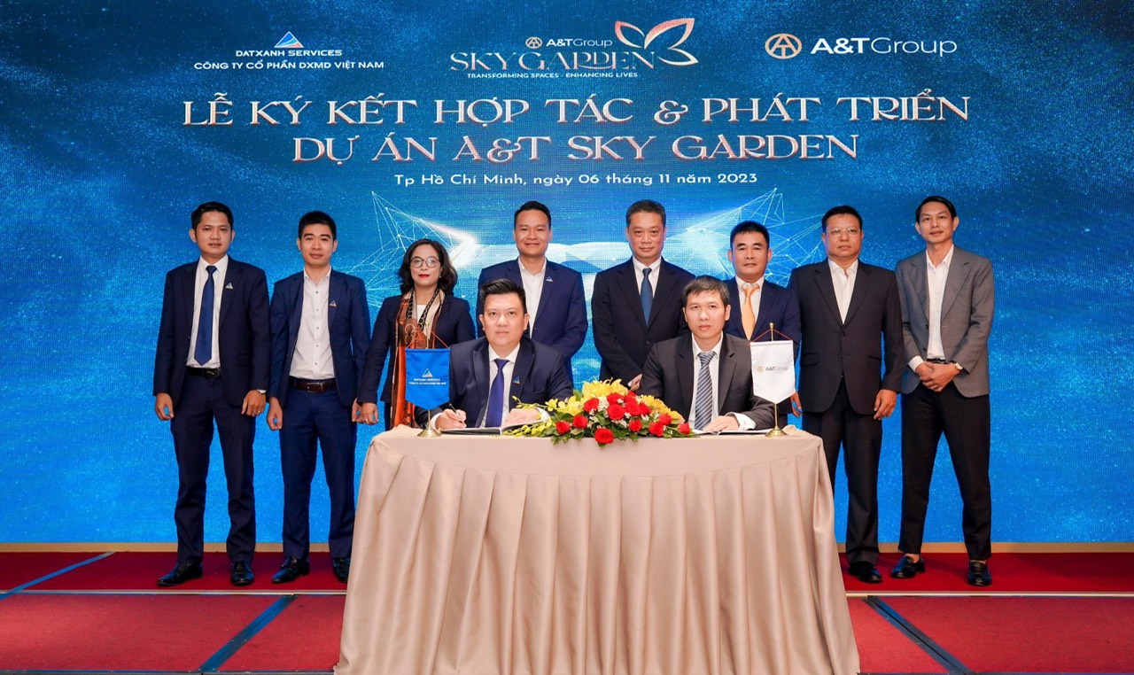 A&T Group "bắt tay" DXMD Vietnam ký kết hợp tác phát triển dự án A&T Sky Garden