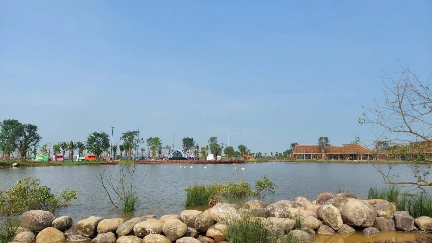 Review Công viên hồ thiên nga thành phố Vinh Nghệ An - Ecopark Central Park