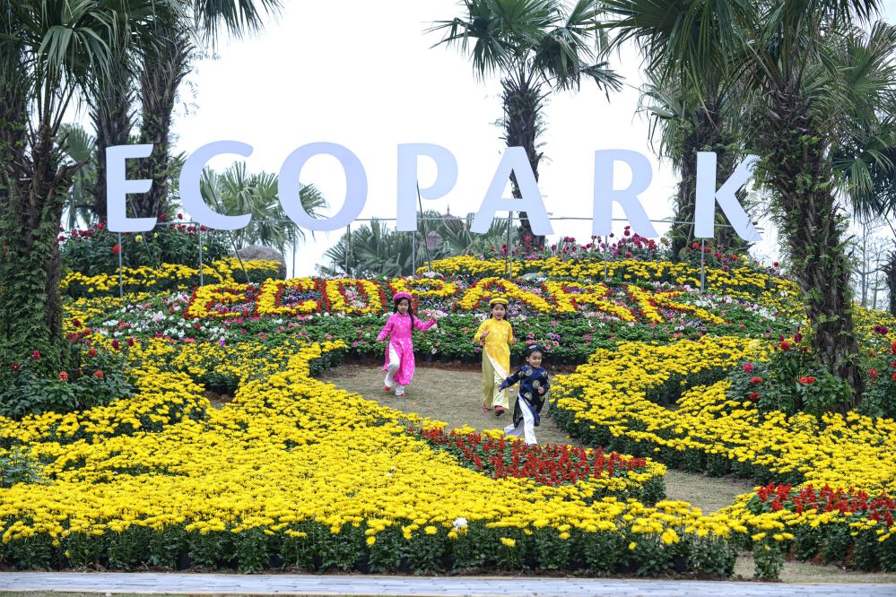 Lễ hội Hoa Xuân Ecopark - Công viên mùa xuân ngàn hoa Ecopark
