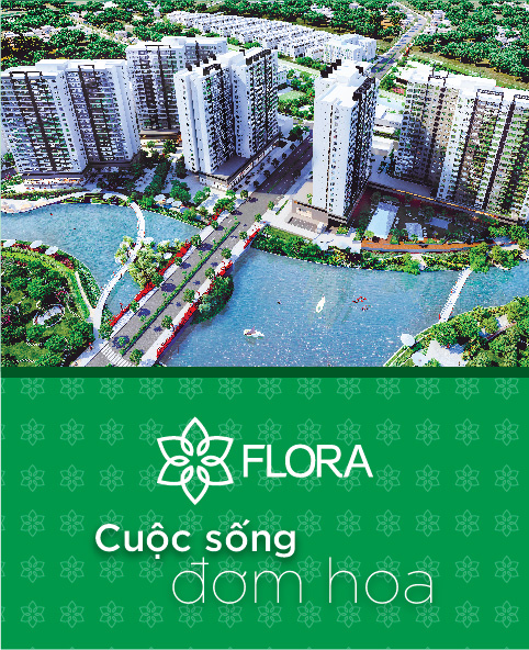 Căn hộ Flora - các toàn nhà cao tầng được phát triển theo dòng căn hộ cao cấp Flora Condominium tại khu đô thị Waterpoint Nam Long City